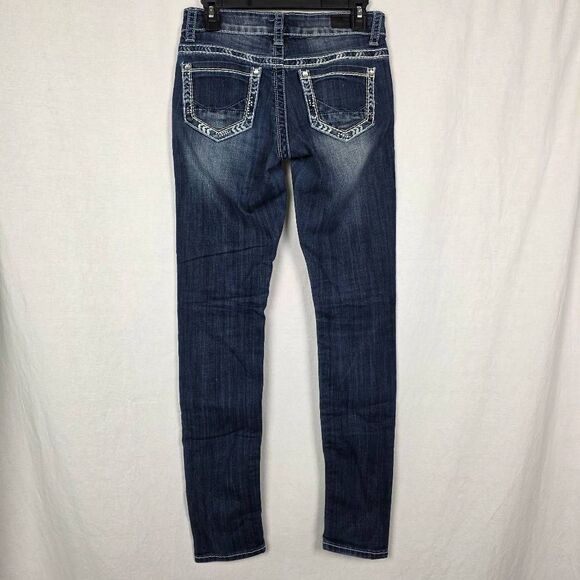 Daytrip Lynx Skinny Jeans Women’s 26L Dark Wash - Picture 4 of 9